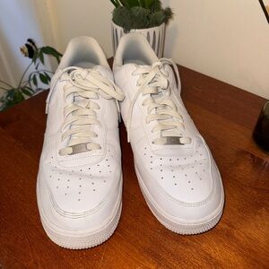 Nike white Air Force 1 AF1 size 12